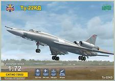 Russian Tu-22 Backfire Bomber Model Airplane Kit