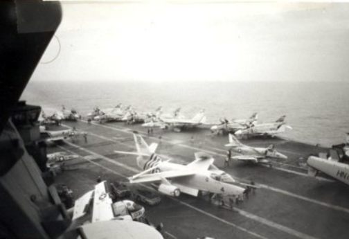 Flight Deck of the USS Kitty Hawk