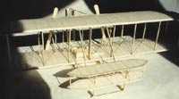 Wright Flyer Balsa Wood Model Airplane Kit