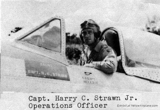 Photo of Captain Harry Strawn Jr. Operations Officer of the 34th Fighter Squadron