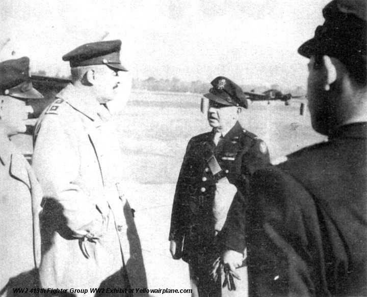 Major General Frank Hunter, Brigadier General John R. Hawkins, Colonel James Shively