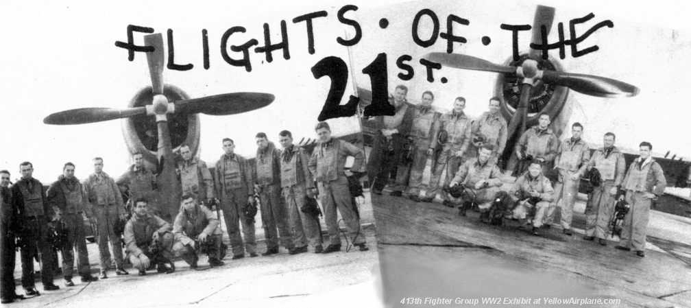 Photo of the 21 Fighter Squadron in WW2