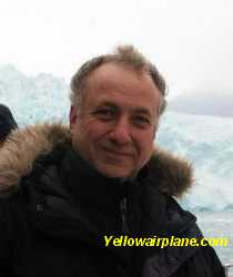 C. Jeff Dyrek, Webmaster, standing on the Kenai Fjords tour boat in Alaska