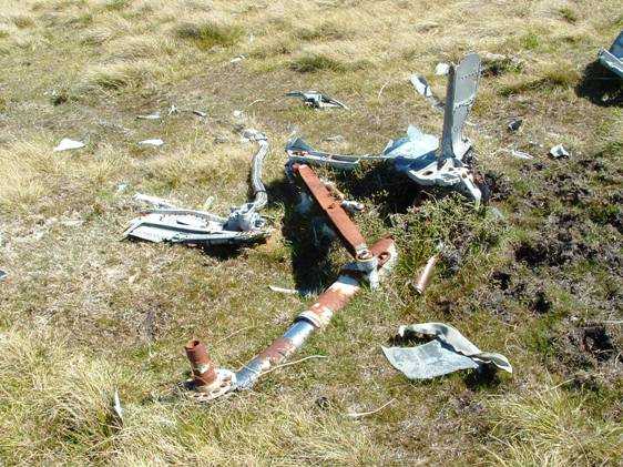 This is the Landing Gear of Mariano Velasco's Crashed Airplane as it is in 2004