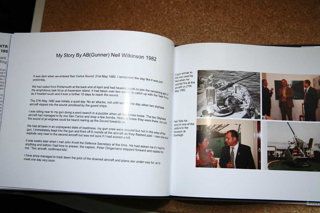 A book showing Neil Wilkinson by George Heron