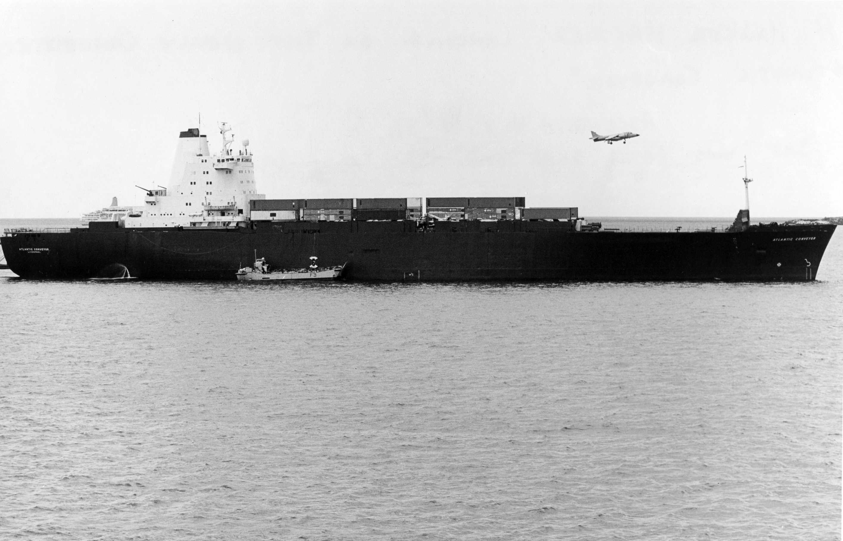 Atlantic Conveyor the Exocet Missile Victim