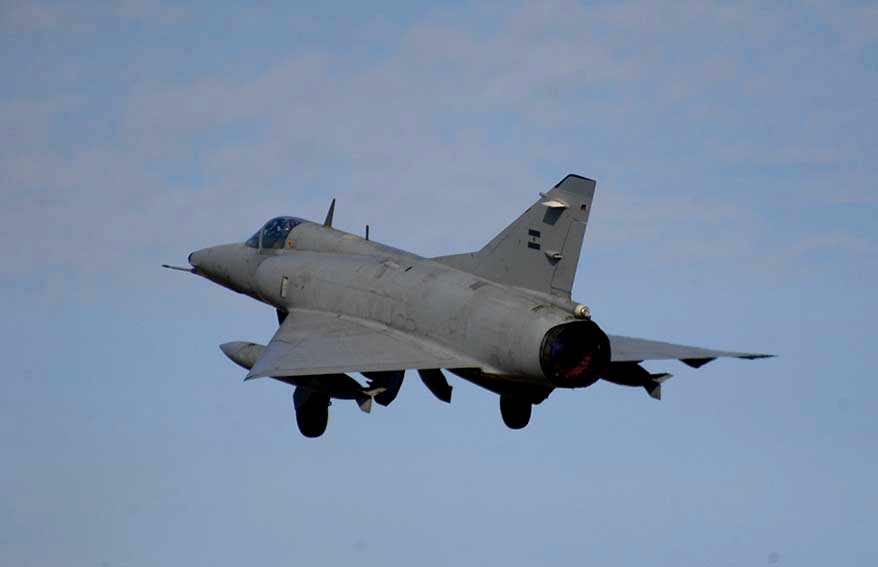 Super Entendard Jet Fighter from Argentina Dagger C-430