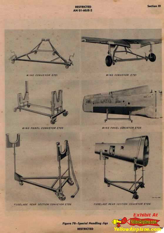 Wing stands and fuselage stands for the    P-51 Mustang P51D & P51K