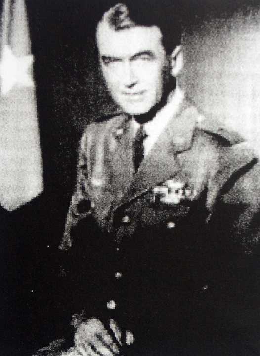 Photo of Brigadier General James M. Stewart, USAF Reserve better known as Jimmy Stuart the Movie Actor.