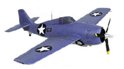 F4F Wildcat WW2 Prop Fighter Airplane