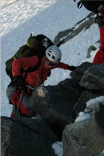 Technical Climbing takes a lot of training and extreme physical effort