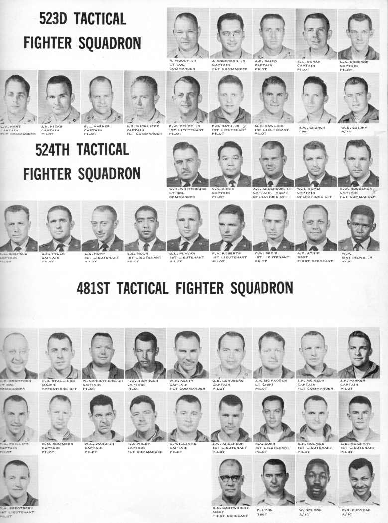 Photo of the 481st Fighter Squadron Officers from Pete Byam