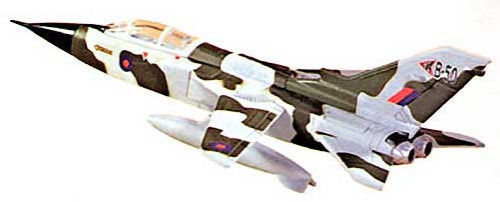 British Panavia Tornado Jet Fighter Model Airplane