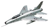 F-100 Super Sabre Jet Fighter Aircraft.