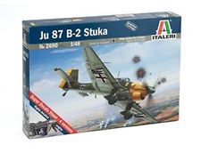 Junkers Ju-87 Stuka famous german dive bomber model airplanes.