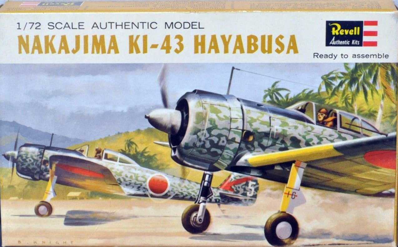 Japanese Ki-43 Hayabusa Plastic Model Kit