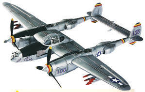 P-38 Lightning Model Airplane Kit