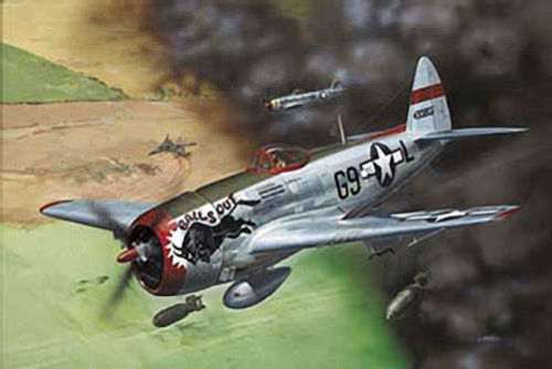 P-47 Thunderbolt WWII Model Airplane Kit