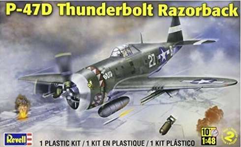 P-47D Thunderbolt Razorback Plastic Model Kit by Revell