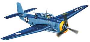 TBF Avenger Model Airplane Kit 1/48 Scale Flown by George Bush WW2