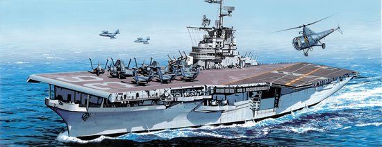 USS Antietam CV36 Plastic  Model Ships
