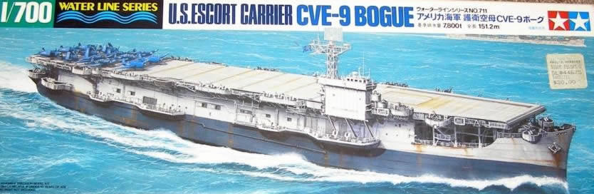 USS Bogue_CVE-9 Escort Carrier Model Ships