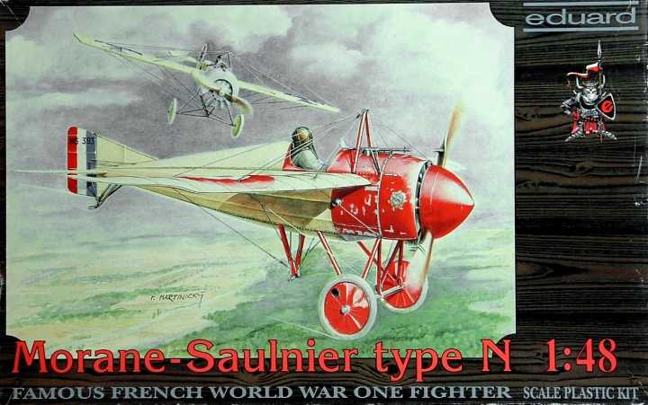 Morane-Saulnier type N 1/48 Scale Model Airplane, WW1 1915
