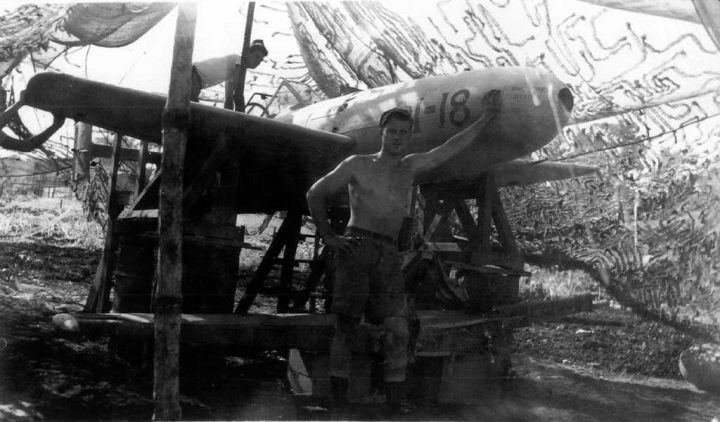 Photo of a Japanese Baka Bomb usen in World War 2