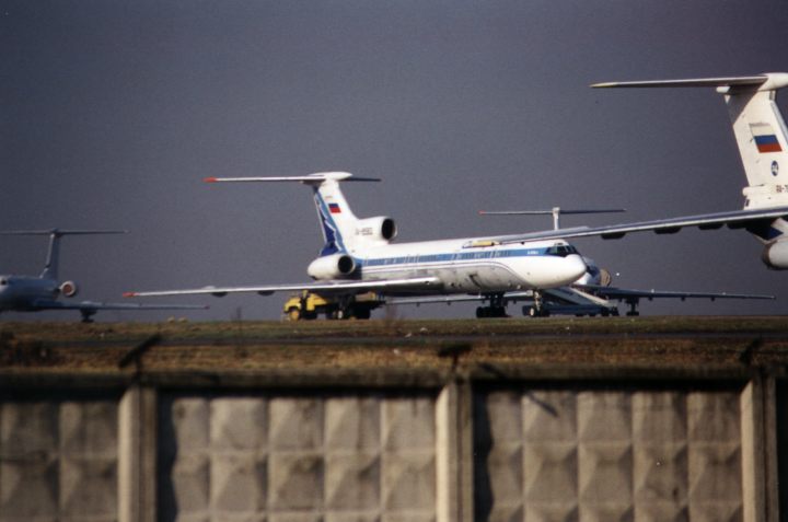 Aeroflot Passenger Jet at the Moscow Airport