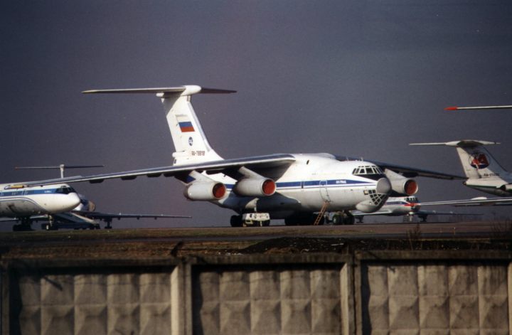 Ilyushin 76 at the moscow airport