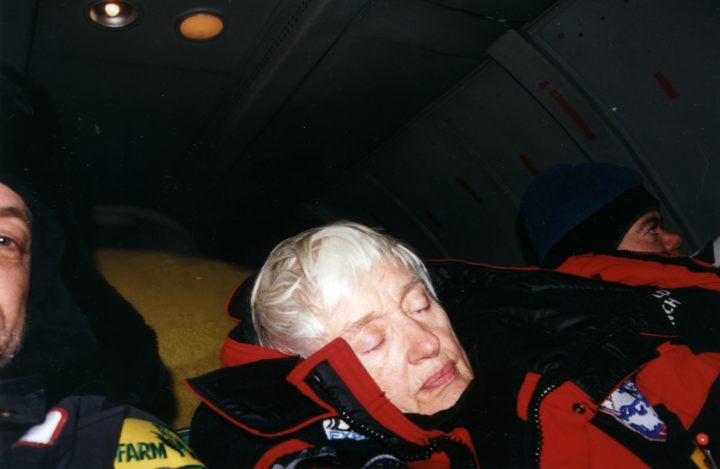 Picture of Liz Nelson the oldest lady ever to go to the north pole