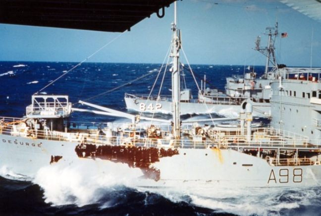 Ships shown here are in the gulf of tonkin, on yankee station, 1965